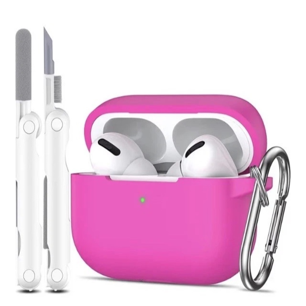 AirPods Pro Case Cover Skin Touch Keychain Cleaning Kit Silicone Christmas Gift